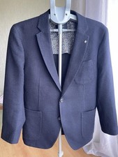 Men Digel Blazer Navy Wool M 7JWX