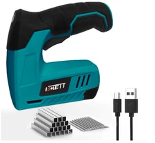 Electric Staple Gun,Cordless Staple Gun,2 in 1 Electric Brad Nailer/Stapler