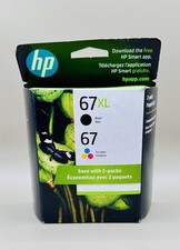 HP 67XL Black  67 Tri-Color Original Ink Cartridges 2-Pack 3YP30AN Exp MAR 2024