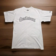 VTG Grand Theft Auto San Andreas Promo Tee 2004 Size L Y2K Rare