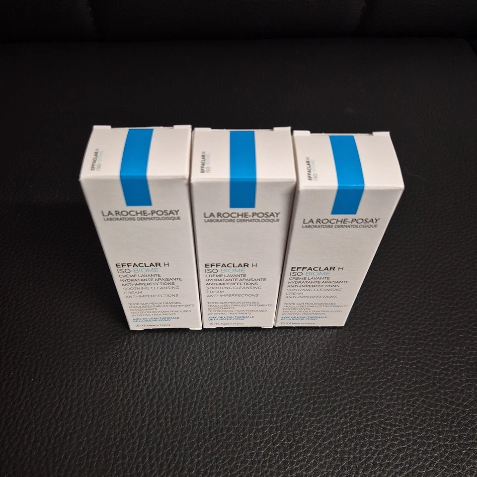 ROCHE POSAY Effaclar H Iso Biome Reinigungscreme  45ml Reisegröße...NEU ❤️ - Bild 4 von 4