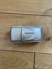 Olympus MJU-II Zoom 80 Point and shoot camera  35mm film Tested  Working 
