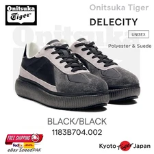 Onitsuka Tiger DELECITY ( BLACK ) 1183B704.002 [Unisex] Casual Polyester & Suede