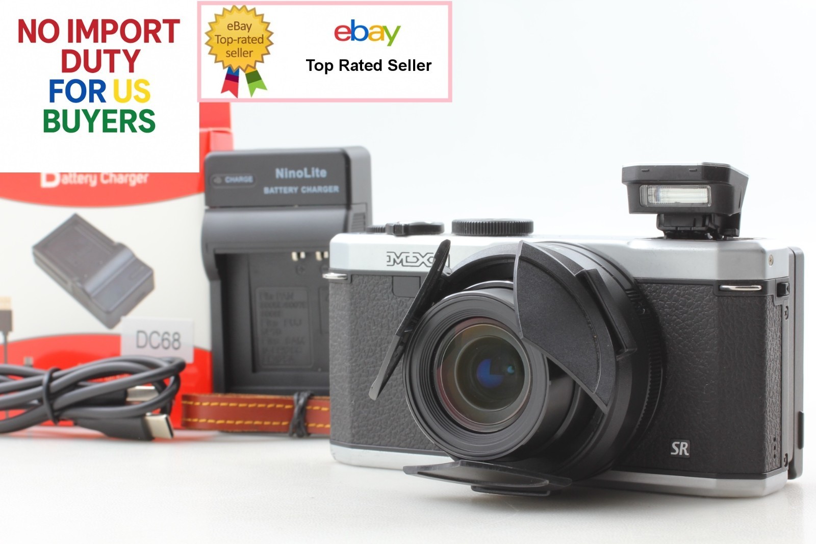 [ Exc+5 ] Pentax MX-1 12.0MP Digital Camera CMOS 6.0-24mm f/1.8-2.5 Silver JAPAN