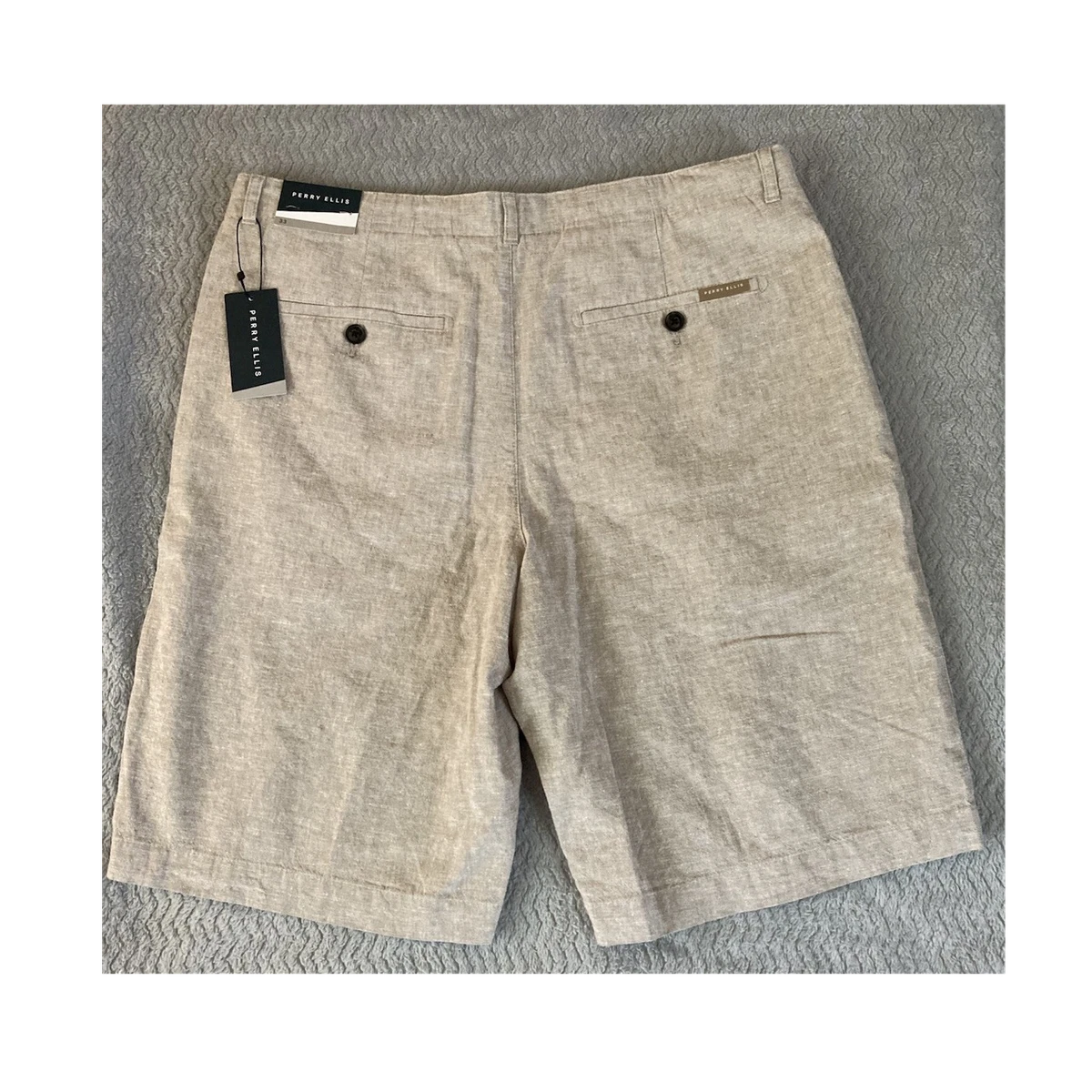 Perry Ellis Regular Size Linen Shorts for Men for sale | eBay