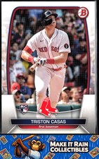 Triston Casas 2023 Bowman #2 Boston Red Sox Rookie RC