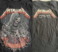 METALLICA SHIRT LARGE LANDOVER MARYLAND 5/27/2025 NORTHWEST STADIUM WASHINGTON