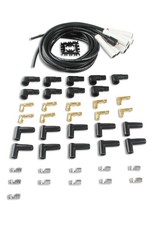 Accel 9000c Extreme 9000 Spark Plug Wire Set - Universal - 180 Degree White