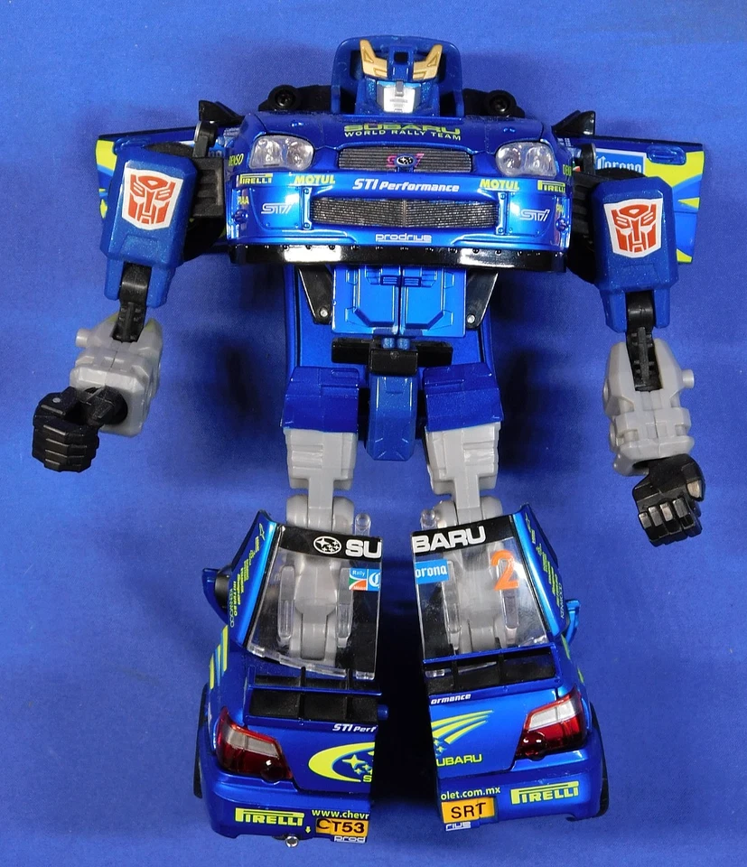 TRANSFORMERS BINALTECH SMOKESCREEN SUBARU IMPREZA WRC 2003 TAKARA - Image 2 of 4