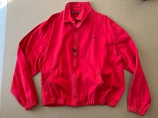 Polo Ralph Lauren VTG Harrington Jacket Size XXL Red CLASSIC Made in USA 2XL