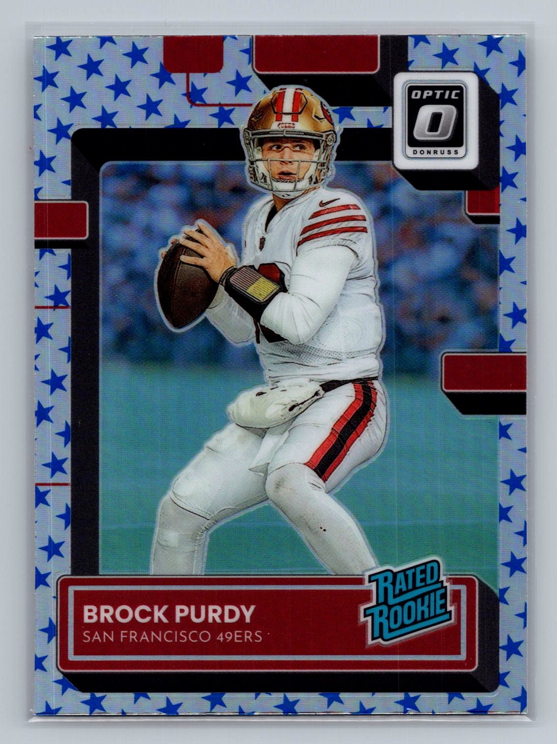 Brock Purdy 2022 Donruss Optic #277 Stars Rated Rookie RC 49ers