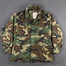 US Military M65 Cold Weather Field Coat Medium Regular Woodland Camo Jacket
