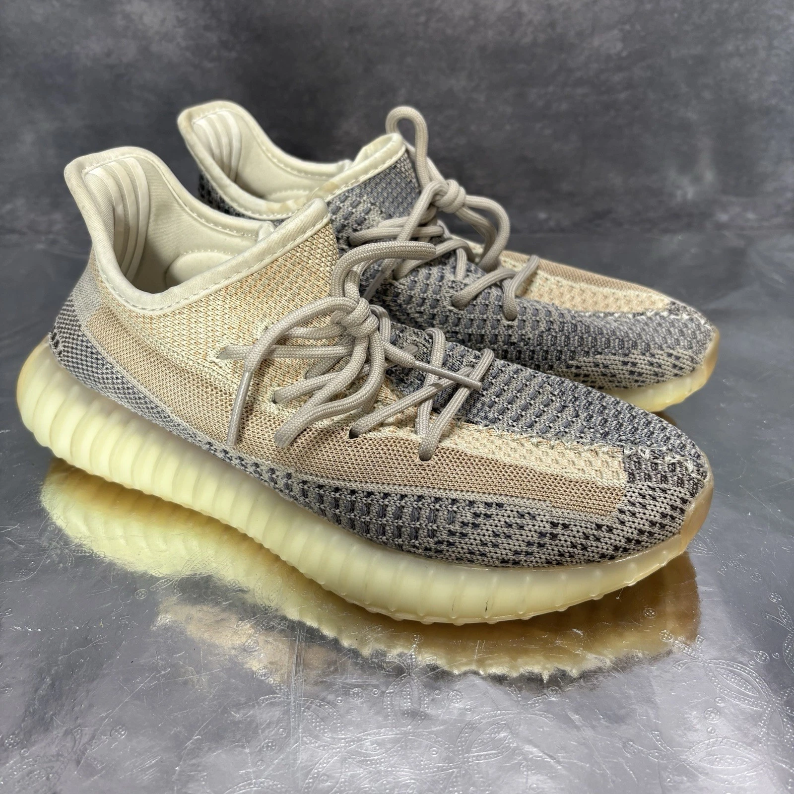 Adidas Yeezy Boost 350 V2 Ash Pearl da uomo taglia 7 GY7658 rare sneakers limitate