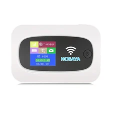 Portable WiFi 4G LTE SIM Card Router Color LCD Display Built-in Battery 10 Us...