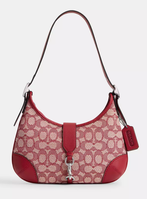 No US tariffs✨ Coach Hamptons Hobo Bag in Signature Textile