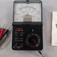 Micronta Model 22-211 25-Range Folding Multitester TESTED & WORKS