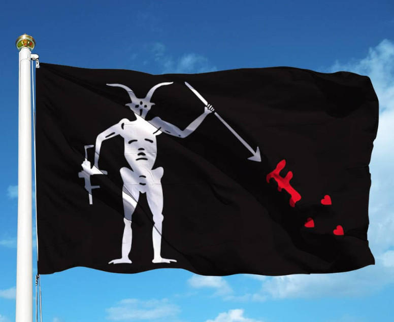 Flag of the Blackbeard Pirates Modern Forward Observations Group