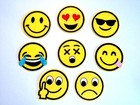 1x Funny Emoji Patches Embroidered Cloth Badge Applique Iron Sew On Smiley LOL