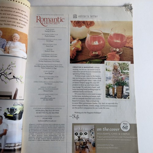 Romantic Country Magazine Fresh And Lively Seasonal Style Shabby Chic Vintage - Picture 2 of 5