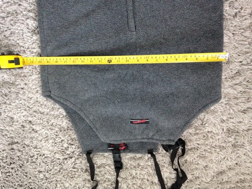 Vtg Simms Fishing Fleece Bib Pants Men Size M Made in USA - Picture 5 of 9