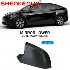 1pc Left View Mirror Base Black for Tesla Model Y 2020 2021 2022 2023