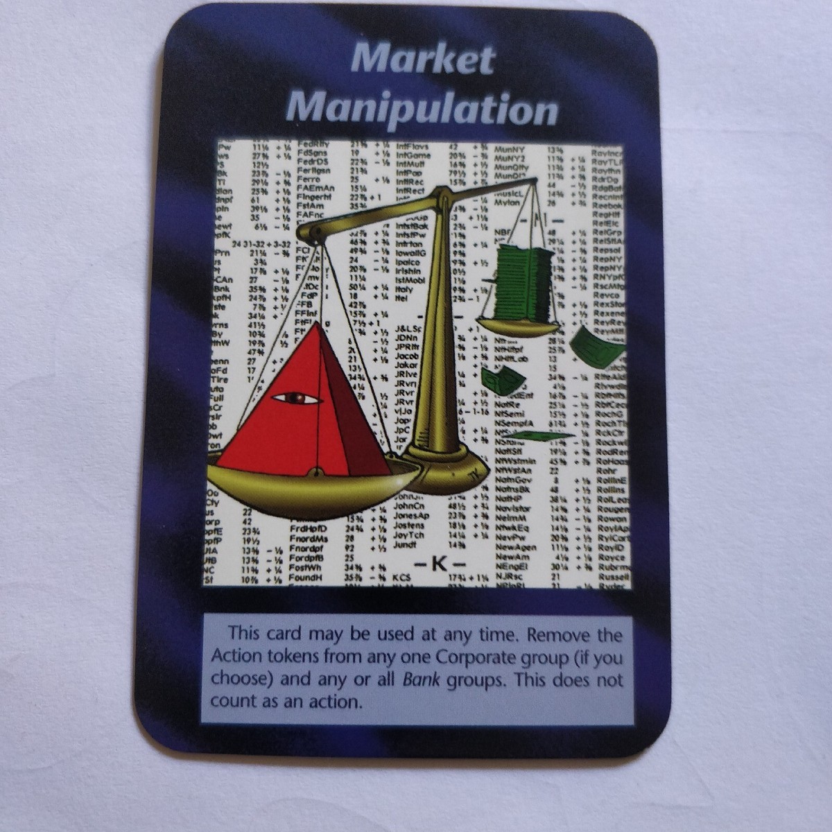 Market Manipulation INWO Illuminati World New Order Card