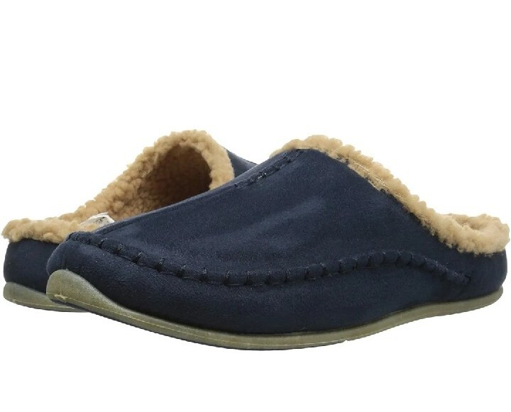 Deer Stags Men\'s Blue Sherpa Cushioned Indoor/Outdoor Clog Slippers Size 10 Deer Stags Men main image 3