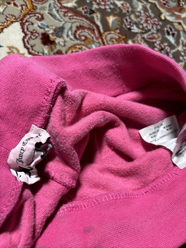 Pantalones de chándal Juicy Couture rosa medio acampanados DEFECTUOSOS para adultos - Imagen 5 de 16