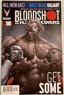 Bloodshot and H.A.R.D. Corps #18 NM Clayton Crain Cover 2014 Valiant Comics
