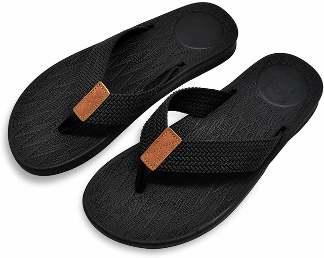KUAILU Mens Flip Flops Thong Sandals Yoga Foam Slippers â¦ | eBay