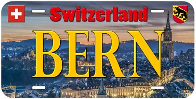 Bern Switzerland Novelty Car Tag License Plate