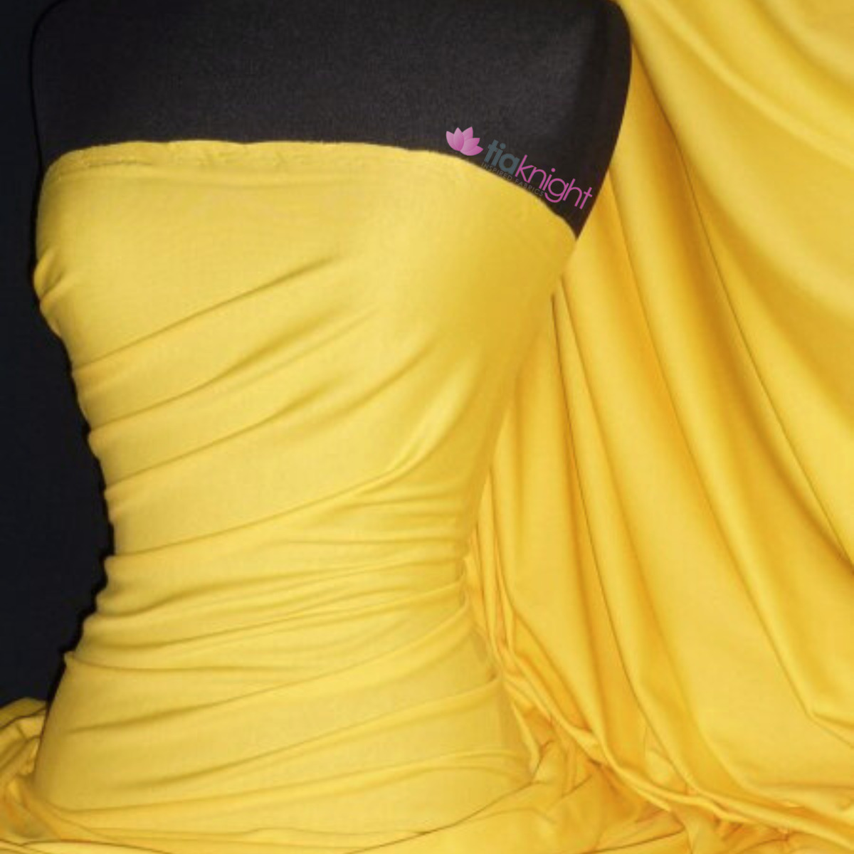 Cotton Lycra Jersey 4 Way Stretch T-Shirt Dressmaking Fabric Q35 By Tia  Knight