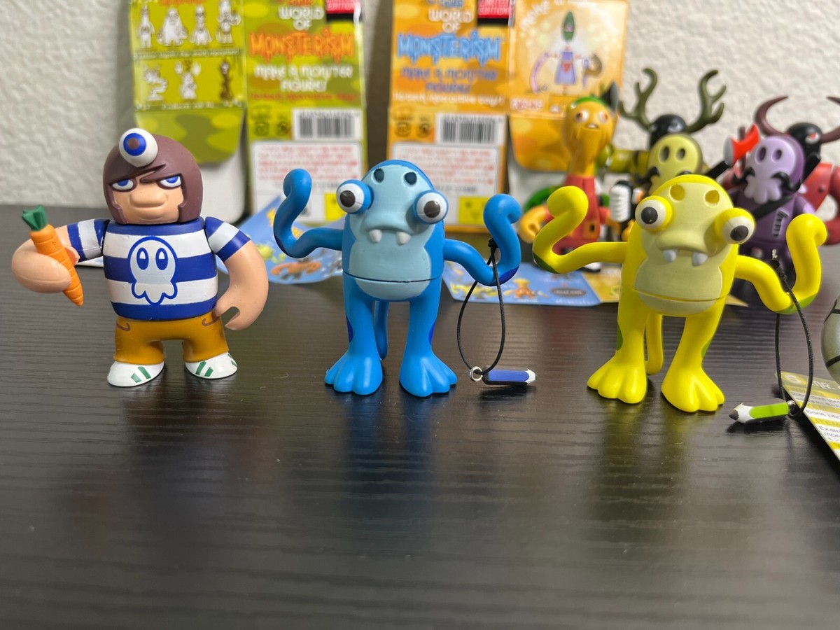 Pete Fowler World of Monsterism Lot of 15 Figures Designer Vinyl