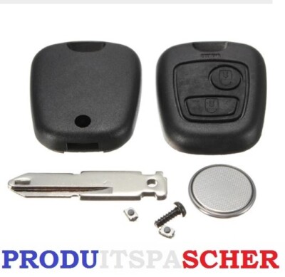 Coque De Clé (plip) De Remplacement Pour Peugeot 106, 206, 307, Etc. - NEUF Avec Pile Et Boutons