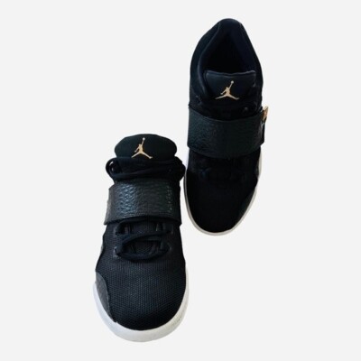 Air Jordan J23 Black Metallic Gold White Leather Men’s Sneakers 8.5 Air Jordan J23 Black Metallic Gold White Leather Men main image 2