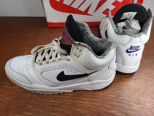 Nike Air Flight Lite II Mid Retro Pippen bianche DJ2518-100 da uomo taglia 9,5 - Foto 9 di 11