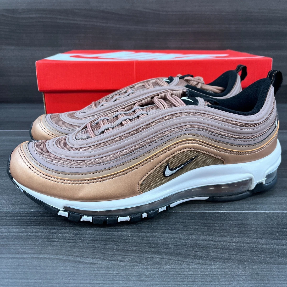 Berri ZuidAmerika Zeggen Nike Air Max 97 Desert Dust Metallic Bronze OG White Men&#039;s Size 8.5  921826-200 | eBay