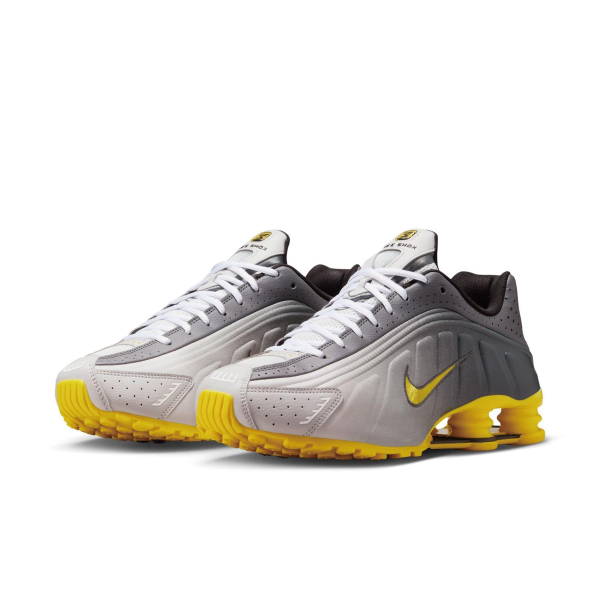 [ナイキ] ショックス R4 SE [SHOX R4 SE] グレー/イエロー/ホワイト IH3397-078 Nike Shox R4 IH3397-078 Vast Grey Bright Citron Yellow Men's Size