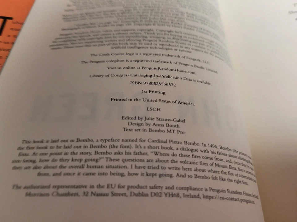 Everything Is Tuberculosis by John Green (2025, HC) SIGNED IN GREEN 1st/1st - Image 3 of 3