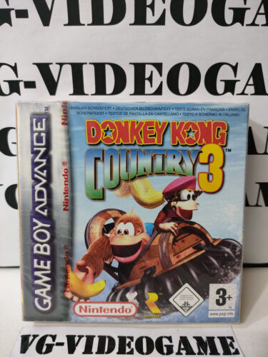 DONKEY KONG COUNTRY 3 ,GAME BOY ADVANCE, NUOVO - Picture 1 of 7