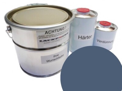1 Liter Set 2K Autolack für geeignet für Citroen EMB Bleu Celeste kein Klarlack