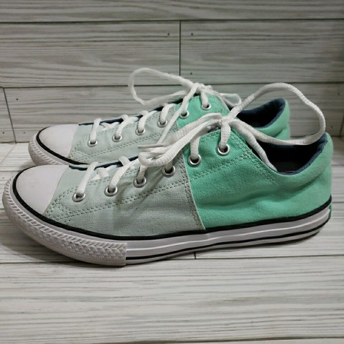 Converse Chuck Taylor AllStar Low Top Sneakers Size Junior 6 Mint Green Two Tone - Picture 6 of 21