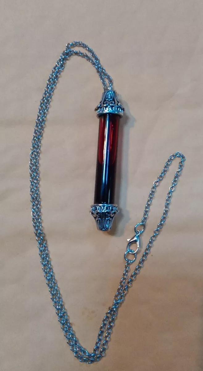 blood vial necklace long | eBay