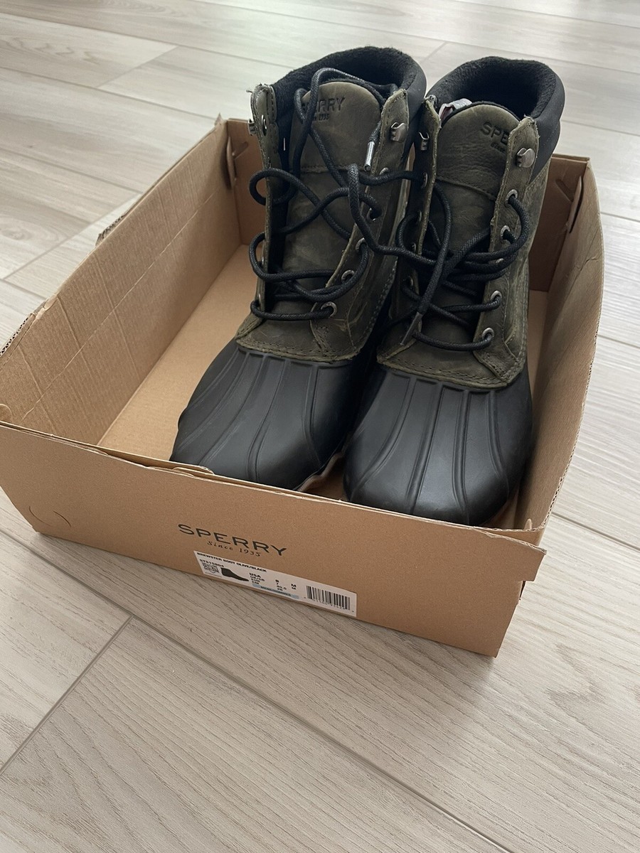 Men’s Sperry Brewster Top Sider Duck Boot Olive/Black Size 11 STS15804 Outdoor Amazon.com | Sperry Men main image 4