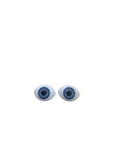 12mm Acrylic Stationary Doll Eyes Blue