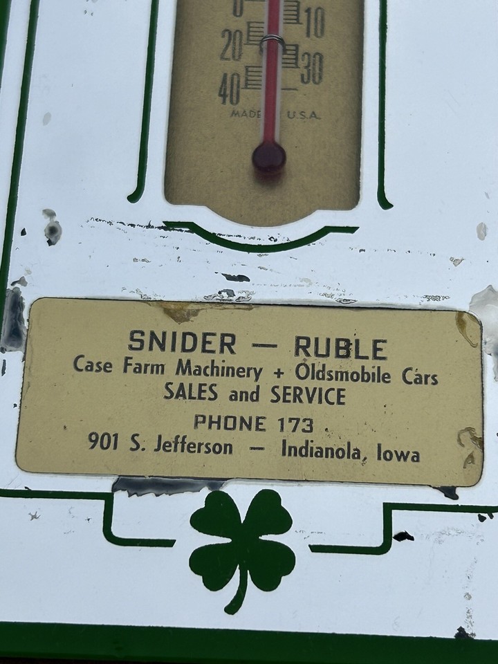 1946 Circa J.I Case Dealership Mirror Indianola Iowa Scarce Nice eBay