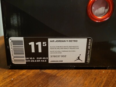 NEW 2015 Nike Air Jordan Retro XI 11 “72-10” High Anthracite  display picture 3