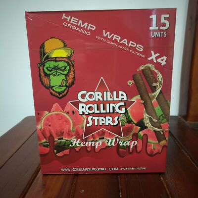 (15 packs/box) Watermelon Flavored Cigar Rolling Papers 110 mm Rolling Papers