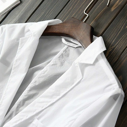 Men Sun Protection Suit Thin Jacket See-Through Long Sleeve Tops Summer Coat New - Picture 10 of 16