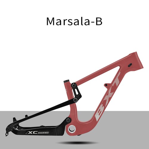 BXT Kinder XC Voll-Kohlefaser Suspension Fahrradrahmen 20er Reisen Rahmen Boost - Bild 16 von 30